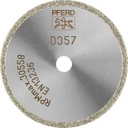 PFERD TOOLS Diamant-Trennscheibe D1A1R 50x2,0x6,0mm D357 (grob) durchgängiger Belag für GFK/CFK