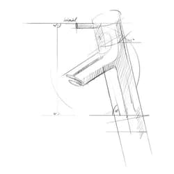 Hansgrohe Talis S, Waschbecken, Chrom - Silber