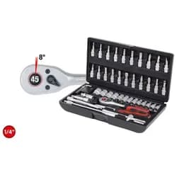 1/4" Steckschlüssel-Satz, 48-teilig
