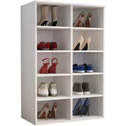 Schuhregal HINSOL Weiß ca. 55x84x30 cm