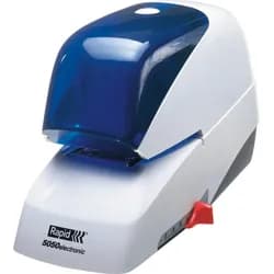 Rapid Elektrisches Flachheftgerät 5050e, 50 Blatt, weiß/blau