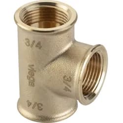 313015 T-Stück Rotguss 1/2"