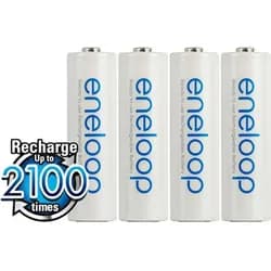 eneloop 4x Akkus Mignon AA 2000 mAh