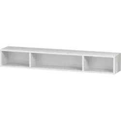 Duravit Regalelement L-Cube 80x14cm, Ei natur, 3 Fächer, horizontal