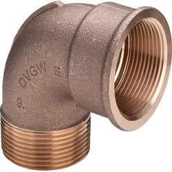 Bend 90° socket/nipple 1 1/2" gunmetal