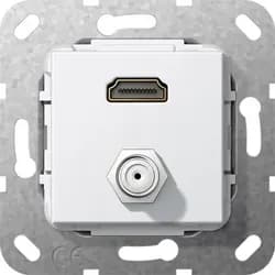 Gira UP Tragring HDMI und SAT 567503