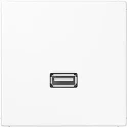 Jung Multimedia-Einsatz USB (alpinweiß)