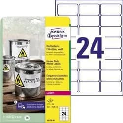 Avery, Etiketten, Wetterfeste Etiketten