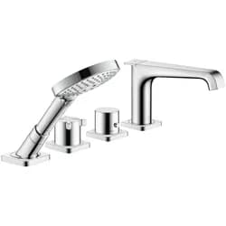 hansgrohe Fertigset Axor Citterio E 4-L-Fliesenrd.-Arm., m Thermostat, chrom