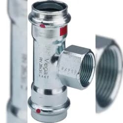 Prestabo T-piece 54 x 3/4" x 54 mm galvanized steel