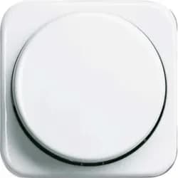 BJ-Abdeckplatte mit Drehknopf weiß