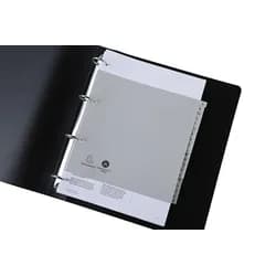 Exacompta Register 1723B 2/3 A4 PP A-Z grau