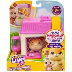 Little Live Pets: Mini Mama Surprise S4 Playset - Hamster, 4 Babys