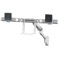 Ergotron HX Dual Monitor Arm für 2 Monitore, Wandhalterung (weiß)