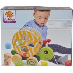 Eichhorn Steckspielzeug Kleinkindwelt Color Nachzieh-Stecktier 100002231