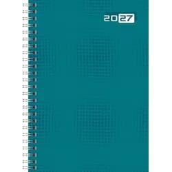 Baier & Schneider Taschenkalender rido/idé 7021007047 Buchkalender Mod. futura 2 2027 A5, Papier, petrol