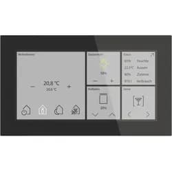 MDT KNX Glas, Smart Home Hub, Schwarz