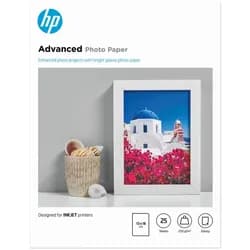 HP Advanced Fotopapier 13x18 glänzend 25 Blatt
