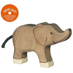 goki Spielfigur GOKI Gollnest & Kiesel Elefant, klein, Rüssel hoch