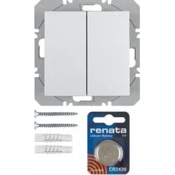 Berker KNX-Funk Wandsender 2fach 85656289