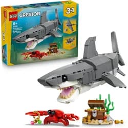 LEGO Wilder Hai mit Schatztruhe (31381)