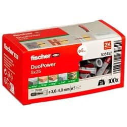 fischer DUOPOWER 5x25 100Stk