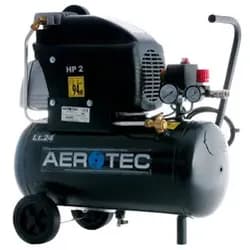 Aerotec Kompressor 220-24, 210L/130L/8bar/24L/1,5KW/fahrbar/230V