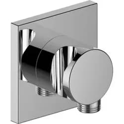 Keuco Schlauchanschluss IXMO verchromt, mit Brausehalter, eckig
