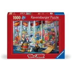 Ravensburger Puzzle Ruhmeshalle von Tom & Jerry, 1000 Puzzleteile bunt