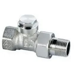 Heimeier Regulux Verschraubung 1/2'' Durchgang mit Entleerung