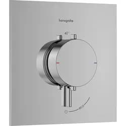 hansgrohe Ecostat Comfort E Thermostat Unterputz für 1 Verbraucher, Chrom