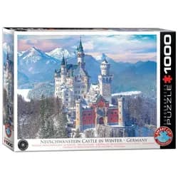 EUROGRAPHICS Puzzle Schloss Neuschwanstein im Winter, 1000 Puzzleteile