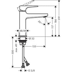 hansgrohe Spültischarmatur schwarz