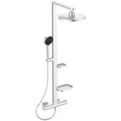 Ideal Standard BD583SI Duschsystem Alu+ m.CTherm Brausethem. - Silber