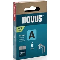 novus Tackerklammern 53/6 Feindraht hart 6 mm
