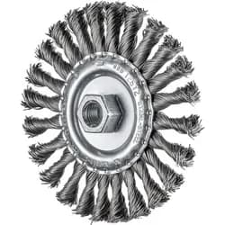 PFERD TOOLS Rundbürste gezopft RBG Ø 125x12 mm M14 Stahl-Draht-Ø 0,50mm Winkelschleifer