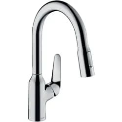 hansgrohe Focus M42 Einhebel-Küchenmischer 180, Ausziehbrause, 2jet, Chrom