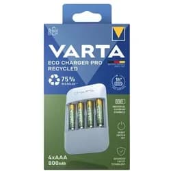 VARTA Eco Charger Pro Recycled 4x AAA 800mAh