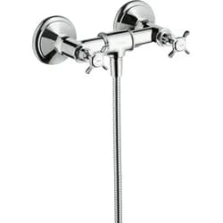 hansgrohe Brause-Zweigriff-Armatur Axor Montreux DN 15, chrom, Aufputz