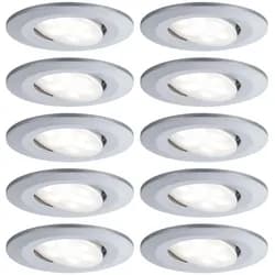 PLM 99923 - Einbauleuchte LED Calla 10 x 6 W, 4000 K, chrom