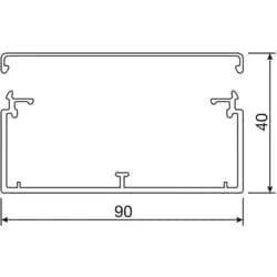 Tehalit Leitungsführungskanal LF 40090 gr
