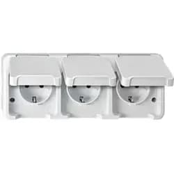 Merten, Steckdose, SCHUKO-Dreifach-Steckdose