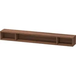 Duravit Regalelement L-Cube 100x14cm, Nussb dkl., 3 Fäch., hor