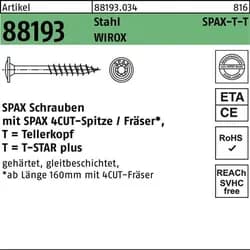 SPAX® Holzbauschrauben T30 6x100 100 St.