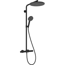hansgrohe S-Pipe Raindance Alive S Puro 1jet, 12 l/min, schwarz matt