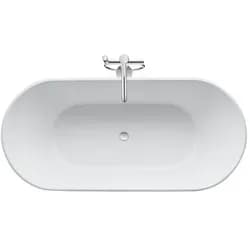 Duravit Badewanne D-Neo 160x75x45cm, frei., o. ÜL, 2 RS, matt-we