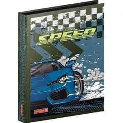 BRUNNEN Aktenordner BRUNNEN Ringmappe Fast Wheels blau, 9 St.
