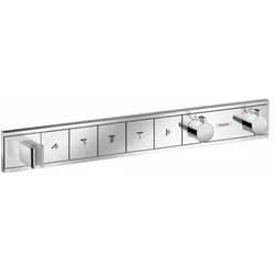 hansgrohe, Duscharmatur + Badewannenarmatur, RainSelect Chrom