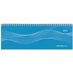 NEUMANN Querkalender ZETTLER Tisch-Querkalender Profi blau 2027
