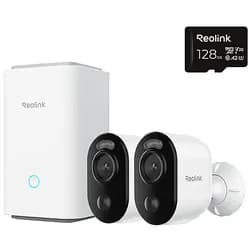 Reolink Hub 1 + 2x Argus Series B310 Außenkamera mit Akku
